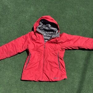 Outdoor Research W Refuge Hooded Insulated Jacket Packable Corp SMU Hiking Large